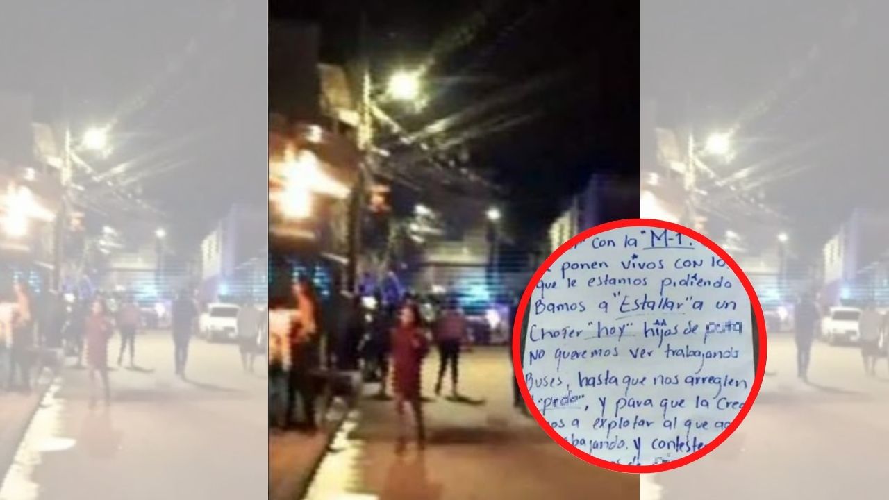 Matan a conductor de rapidito en Tegucigalpa y dejan misteriosa carta con una amenaza