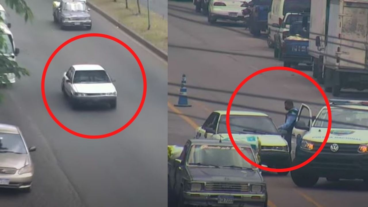 A bordo de carro asaltaban a personas y así fue su captura en Tegucigalpa