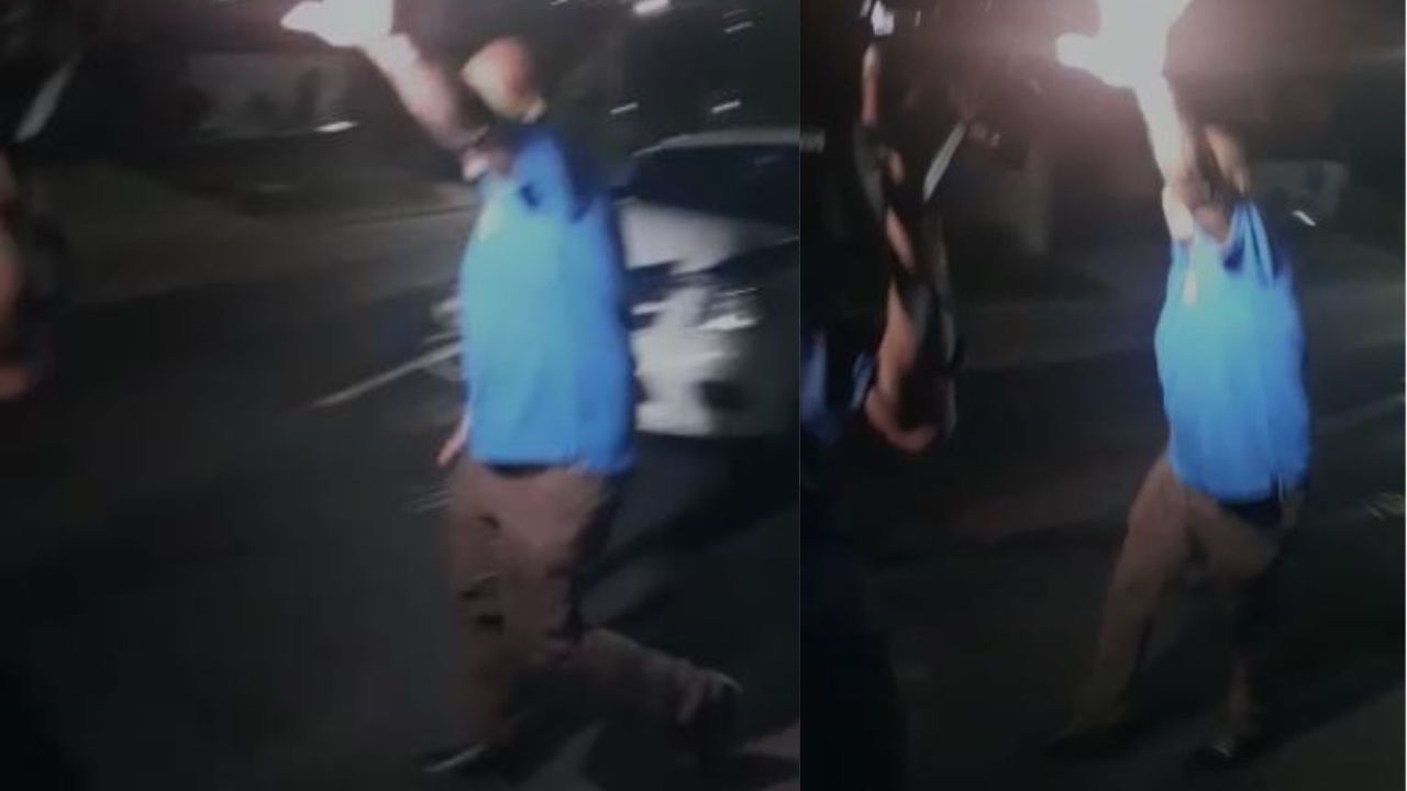 Vídeo: Supuesto empleado público protagoniza choque en Tegucigalpa y agrede a camarógrafo que lo grabó