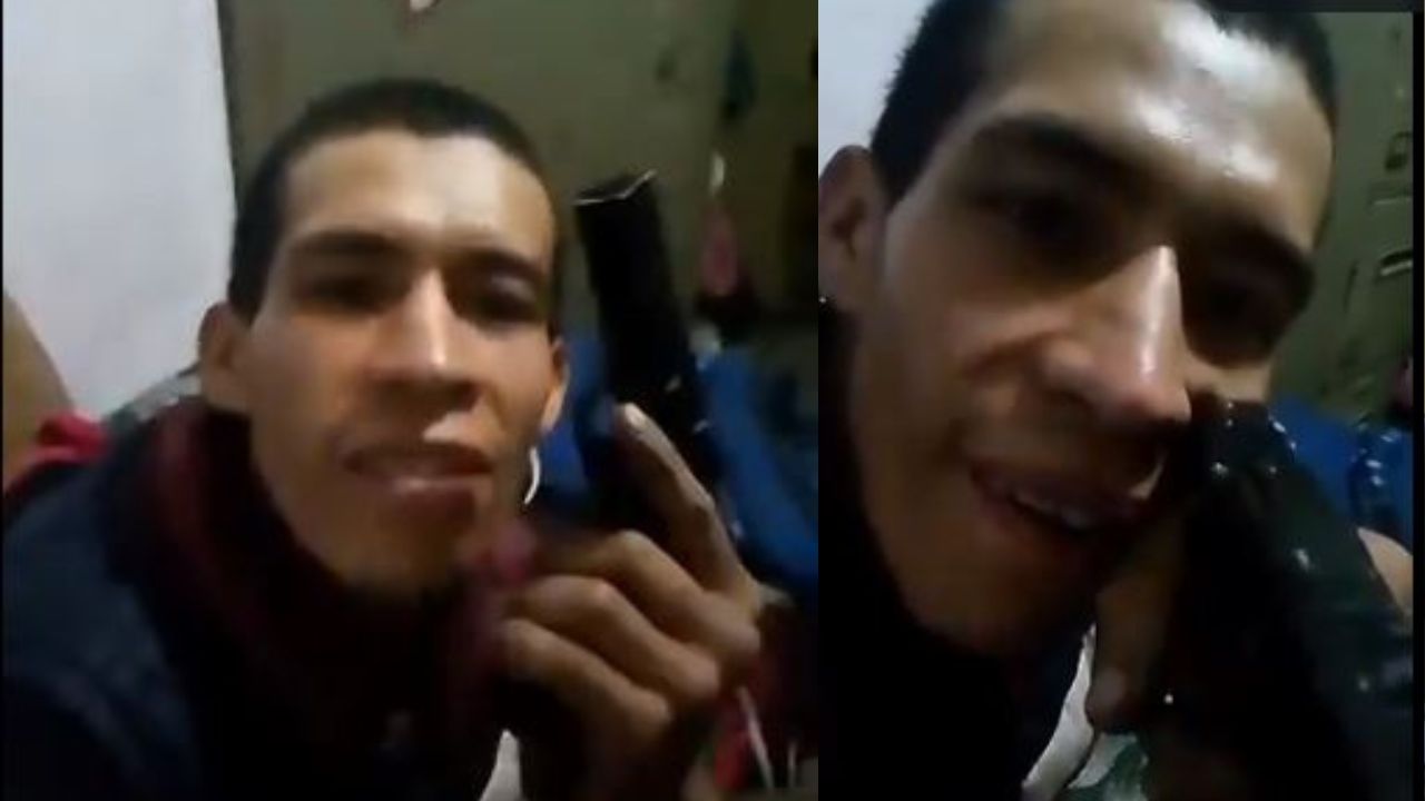'Te voy a balacear las patas': Hombre se graba amenazando a grupo criminal y desata ola de risas en redes