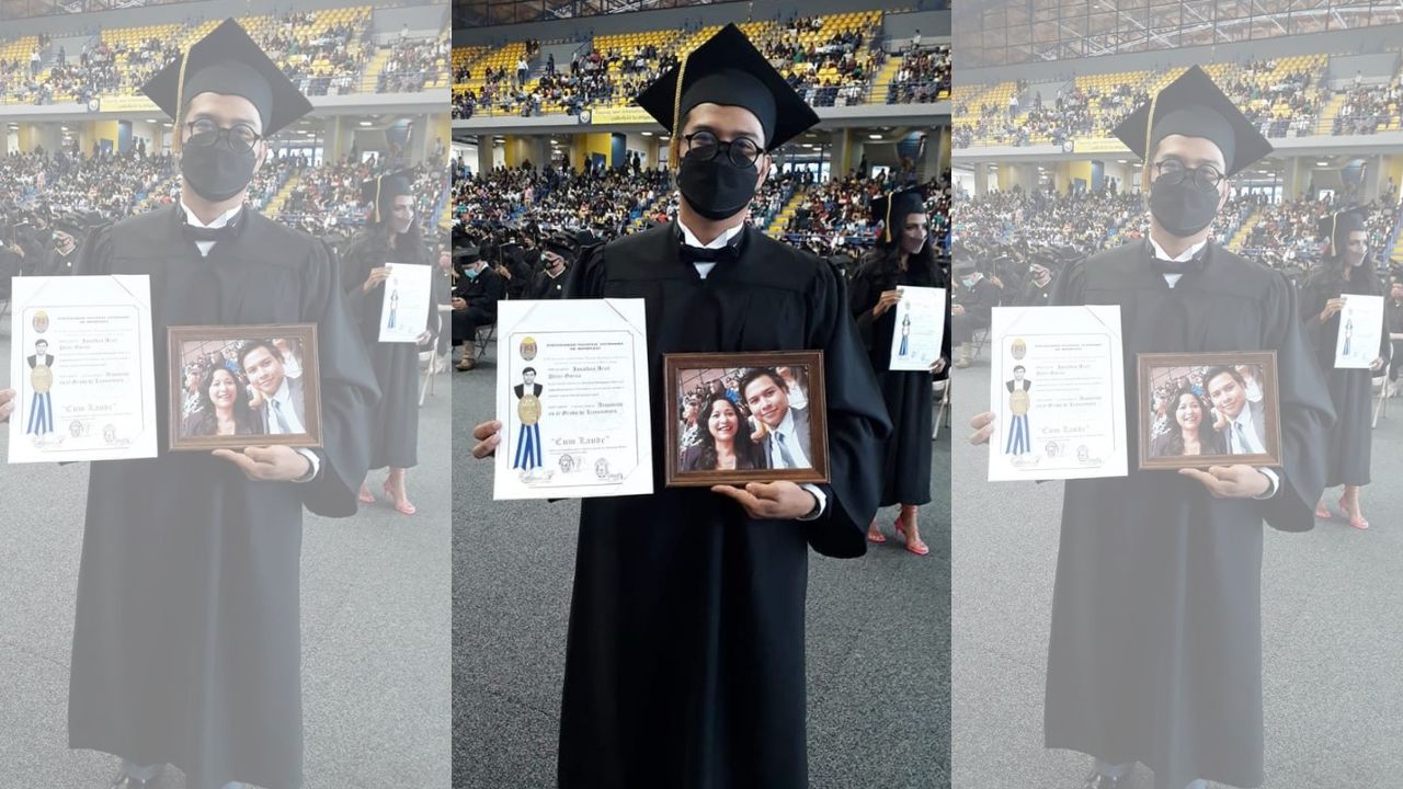 'Se lo dedico a ella', arquitecto conmueve en graduación de la UNAH al honrar a su madre fallecida de cáncer