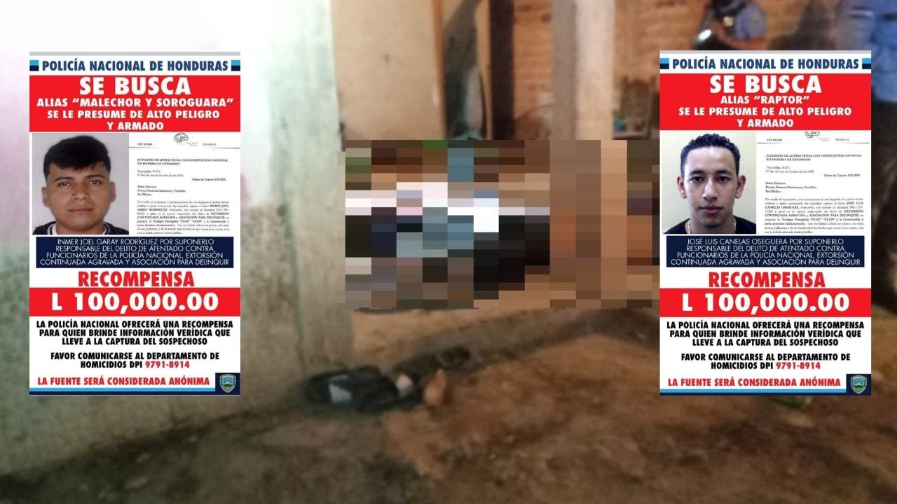 Policía ofrece jugosa recompensa por información de 'Raptor' y 'Malechor', vinculados a masacre en La Paz