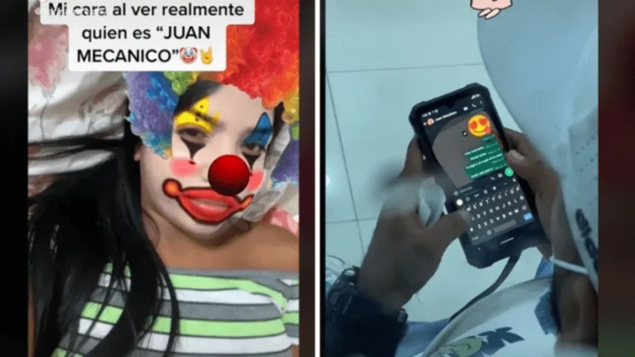 ¿Quién será? Mujer descubre a su esposo hablando con ‘Juan Mecánico’
