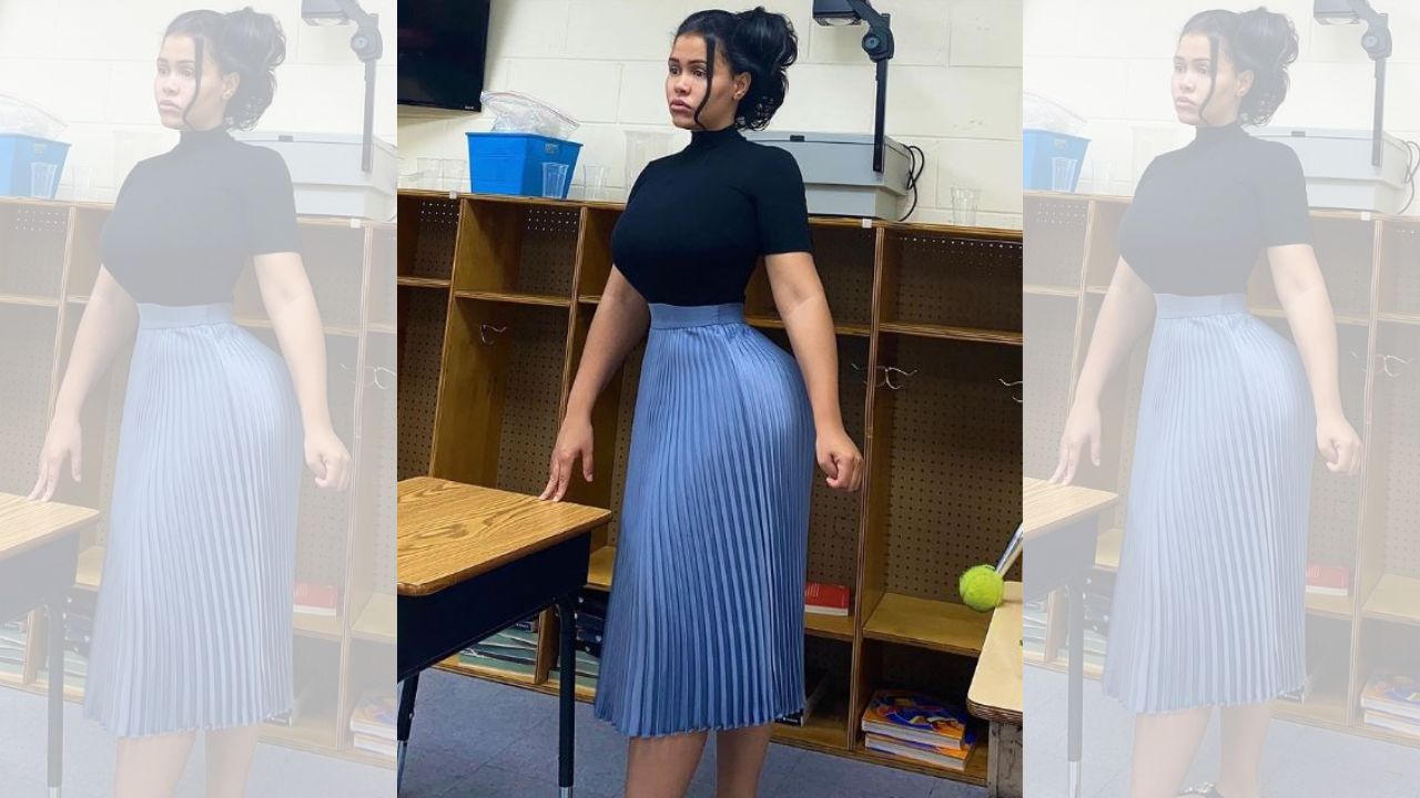 Ella es la profesora a quien padres de familia le exigen su renuncia por ser 'demasiado sexy'