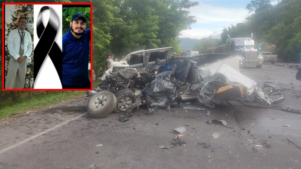 Dos muertos deja aparatoso accidente en carretera CA-5 en Taulabé, Comayagua