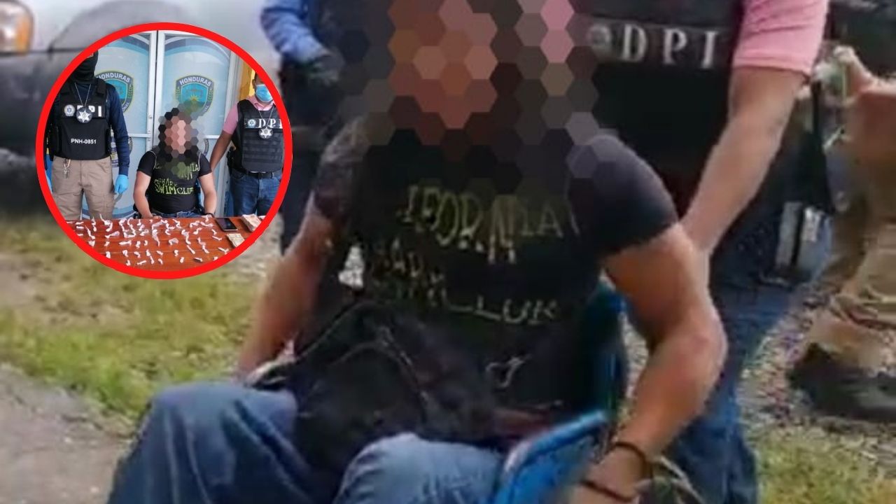 En silla de ruedas, así vendía un hondureño supuesta droga en Copán