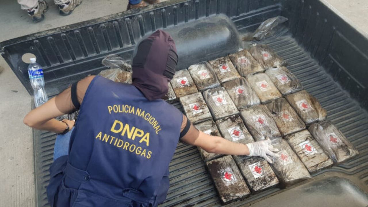 A más de 11 años fueron condenados dos hondureños por tráfico de 42 kilos de cocaína