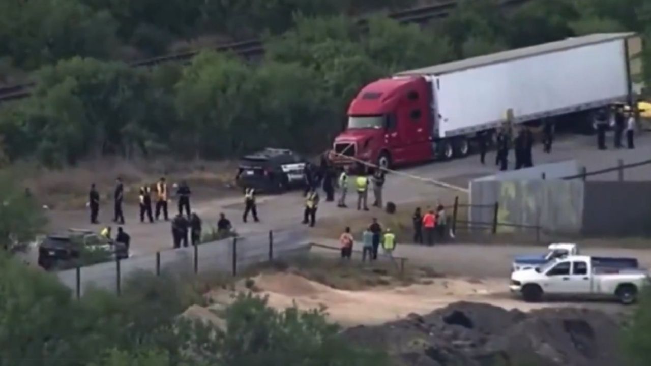 Confirman que son 6 y no 14 los hondureños muertos en tráiler de Texas, Estados Unidos