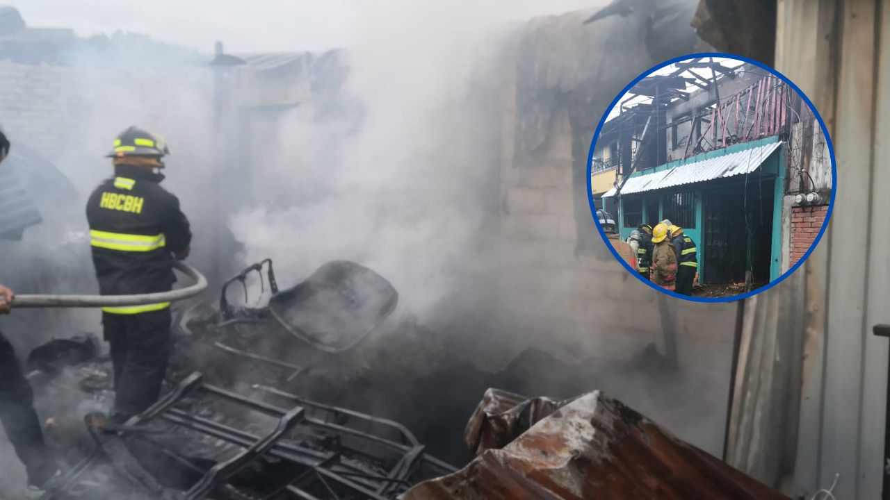 Hecha cenizas quedó una carpintería tras voraz incendio en la 3 de Mayo