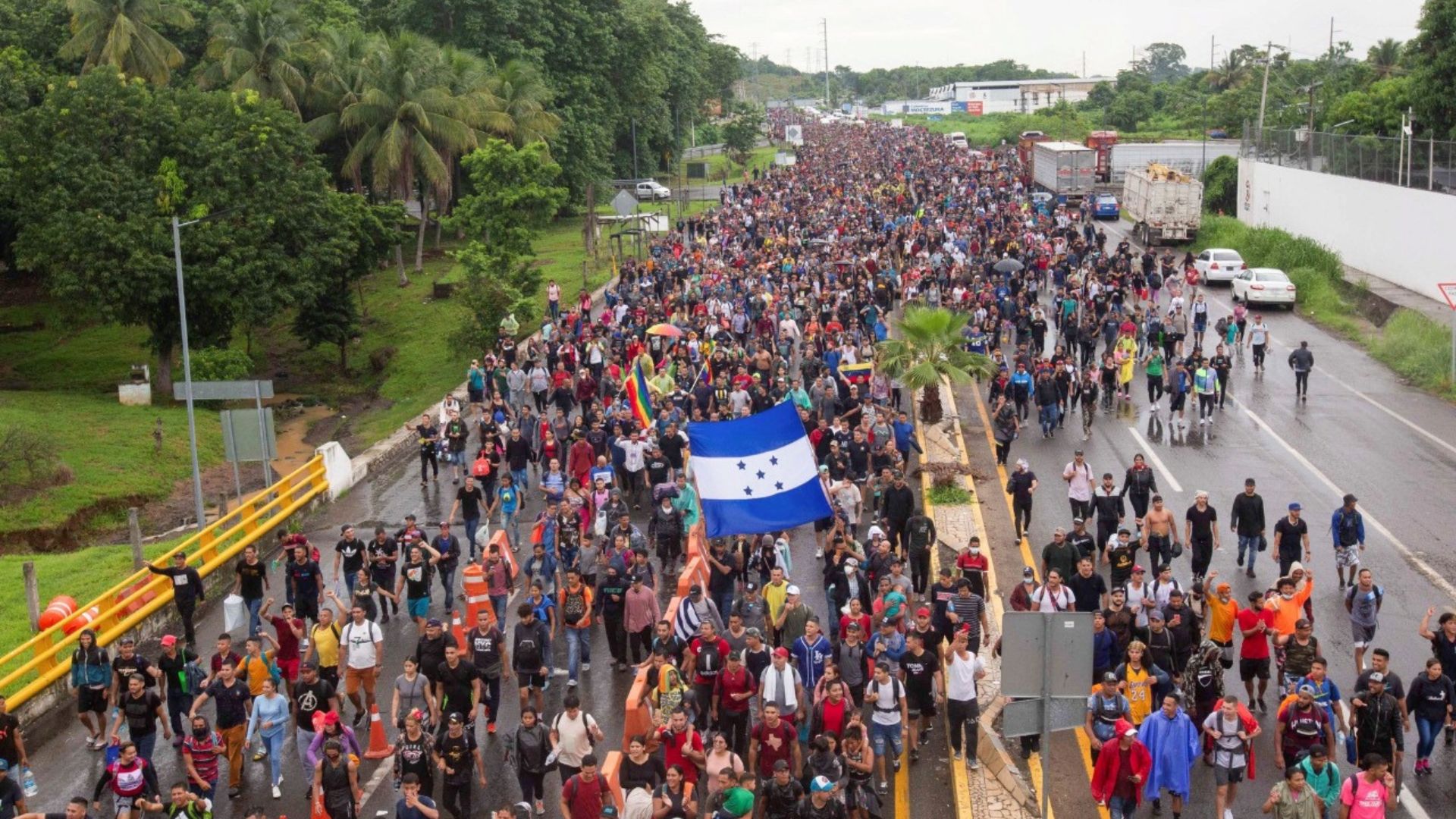 Migrantes en el sur de México piden protección a la Comisión de DD. HH.