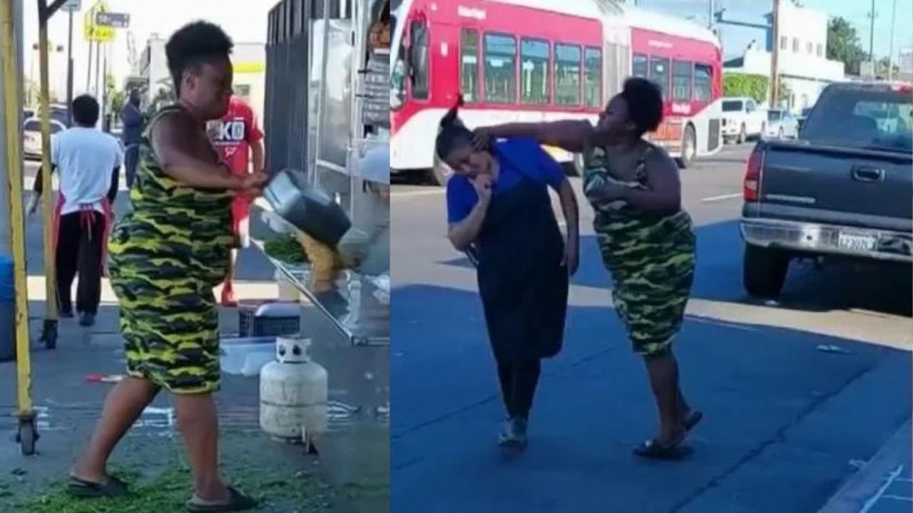 'Escupió toda la carne, tiró todo'; vendedora es golpeada por mujer que pedía tacos gratis