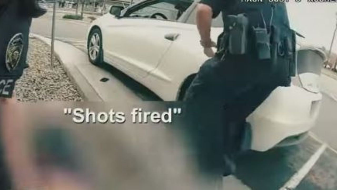 Captan momento cuando niño de 4 años dispara contra agentes que capturaban a su padre