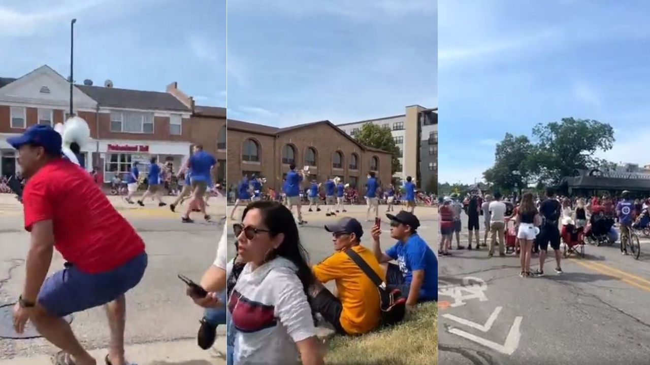 6 muertos deja tiroteo en desfile por el Día de la Independencia en EE. UU.; en vídeo quedaron captados momentos de terror