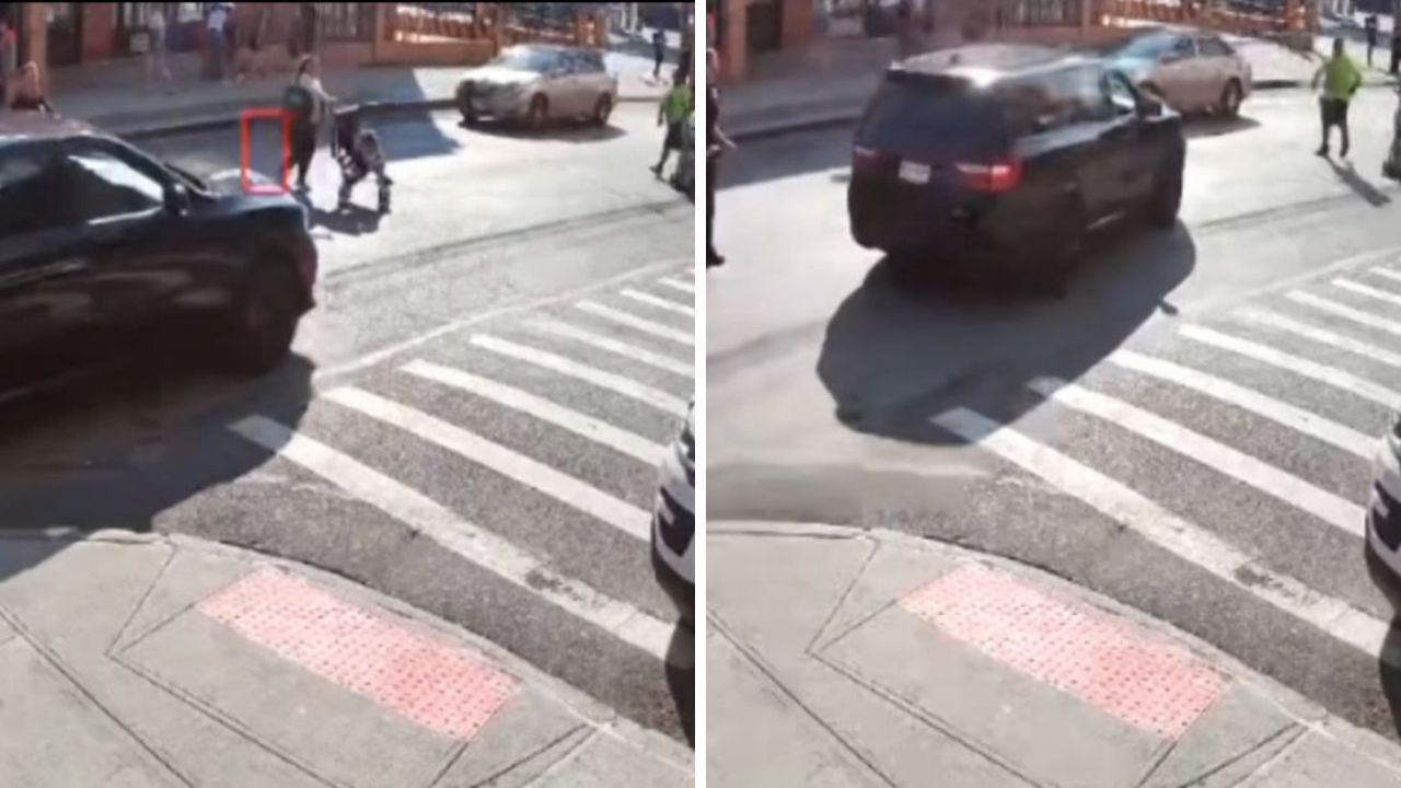 Video: Conductor embiste a madre e hija en su intento por evadir la justicia