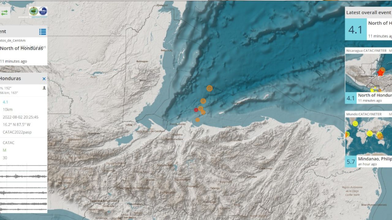 Honduras: Copeco alerta por reactivación de fallas locales en el Valle de Sula tras el sismo de 5.9