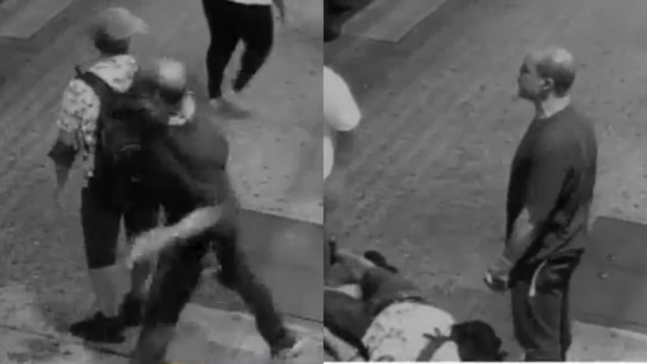 Vídeo: De brutal puñetazo hombre noquea a otro en Nueva York
