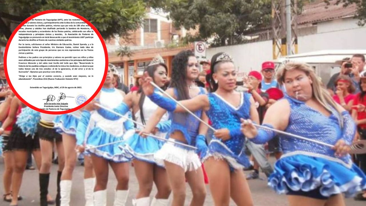 'No representan los principios de  Francisco Morazán', pastores a Xiomara Castro por LGBT en desfiles patrios