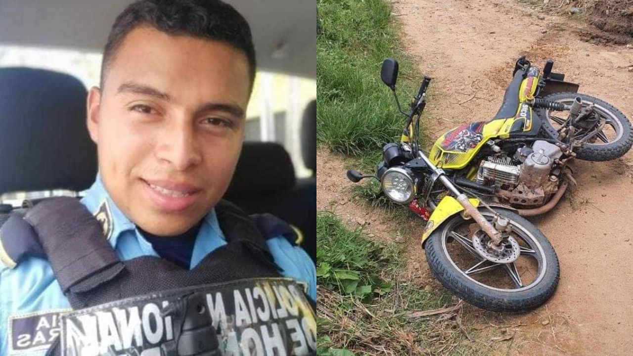 Matan a policía en Comayagua; sicarios lo atacaron por la espalda cuando iba en su moto