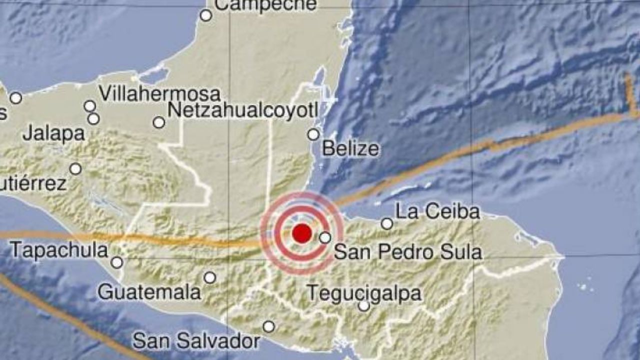 Sismo de 5.4 grados estremeció la zona norte de Honduras