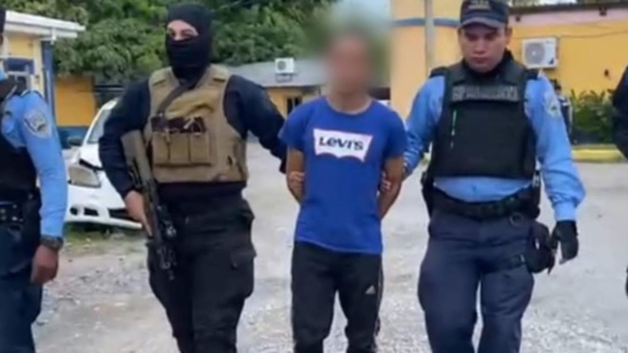 Por décima vez cae 'El Vagabundo', líder de la pandilla Barrio 18 en La Ceiba
