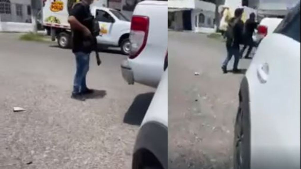 ¡Brutal! Frente a esposa e hijos asesinan a hombre en México