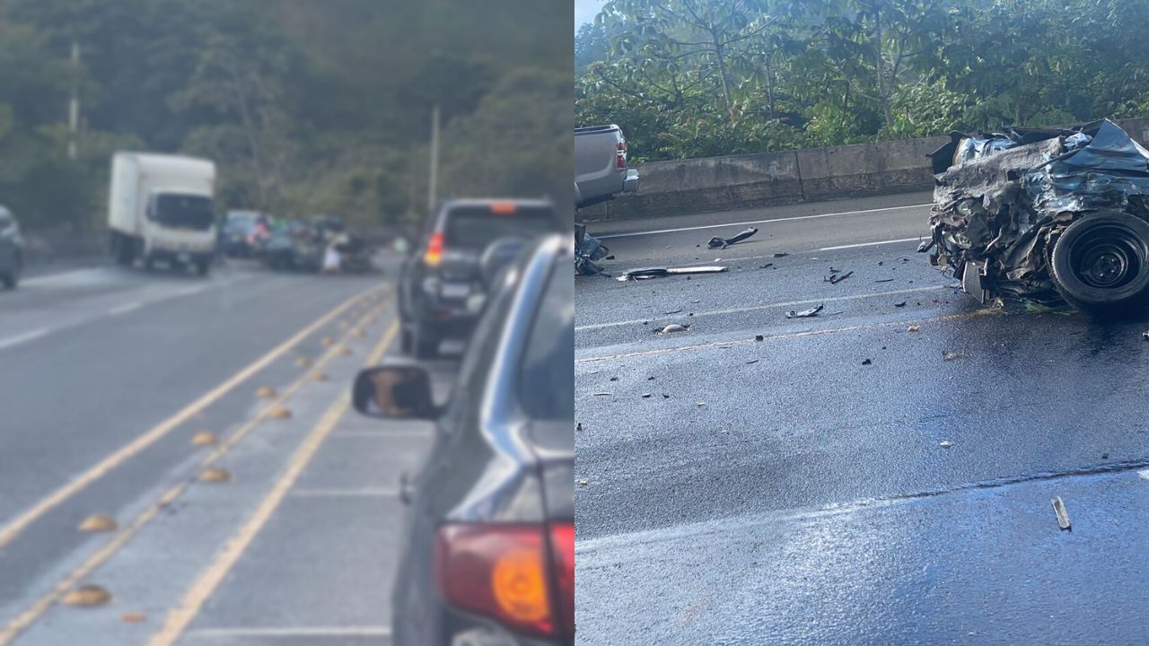 Un fallecido y cuatro heridos deja accidente vial en Comayagua