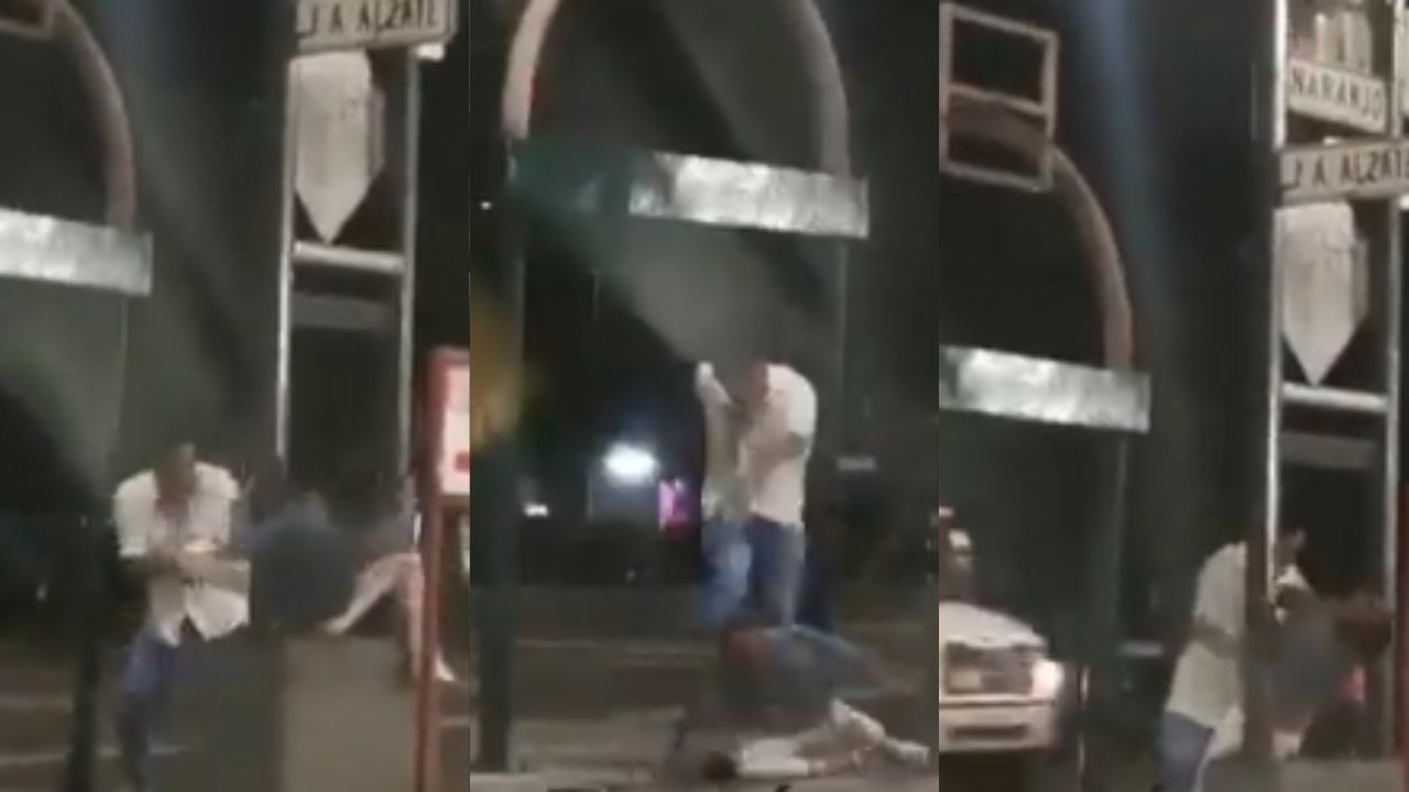 ¡Indignante! Detienen a hombre captado en video golpeando a una mujer en México