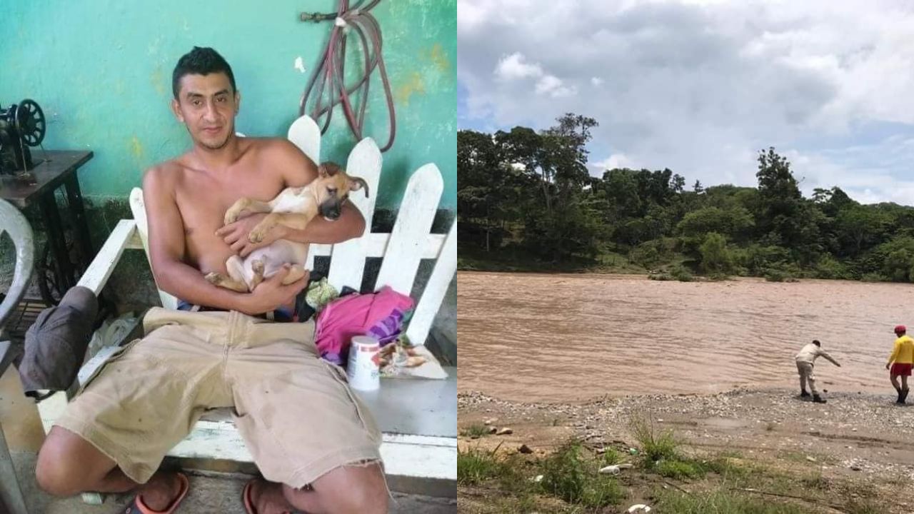 Hondureño salió de pesca en Quimistán, Santa Bárbara y murió arrastrado por el río Chamelecón