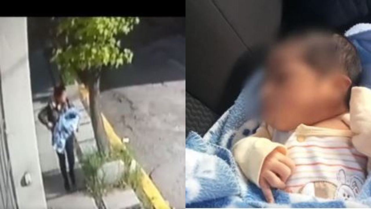 Video: desmadrada mujer abandona a su bebé de días en una calle de México