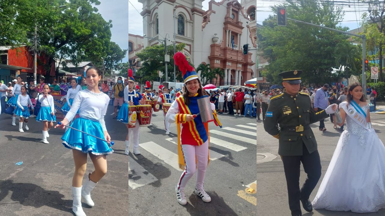 Así se conmemoran los 201 años de independencia de Honduras en San Pedro Sula