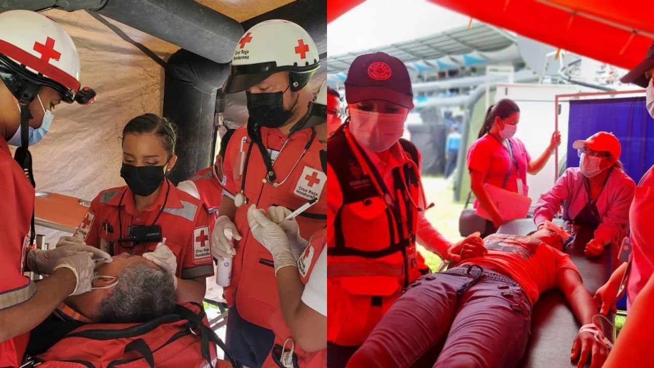 Cruz Roja y Copeco han atendido al menos 15 emergencias en los desfiles del 15 de septiembre
