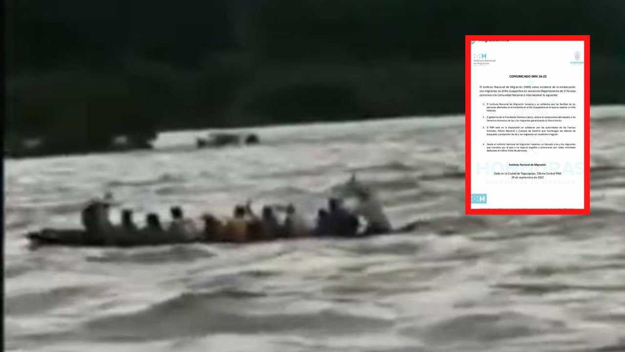 INM pide a migrantes que cruzan por Honduras no dejarse engañar por redes criminales
