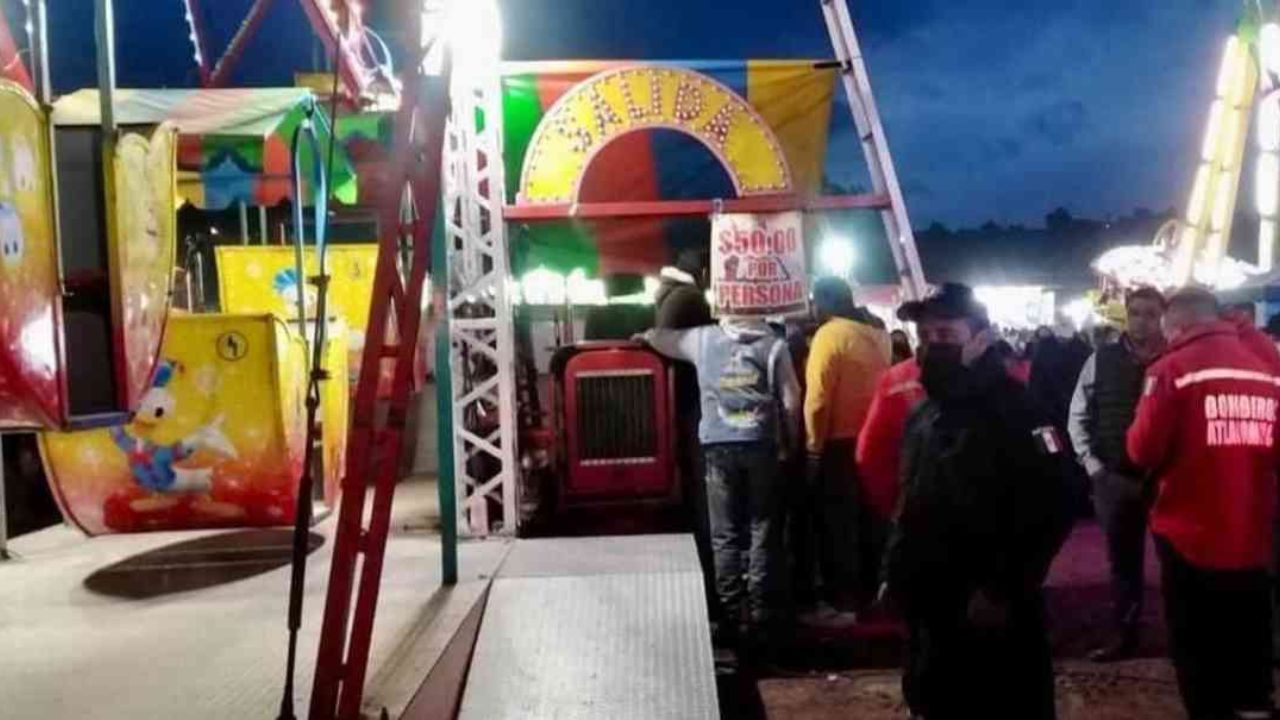Vídeo: Adolescente falleció tras caer de un juego mecánico en feria patronal de México