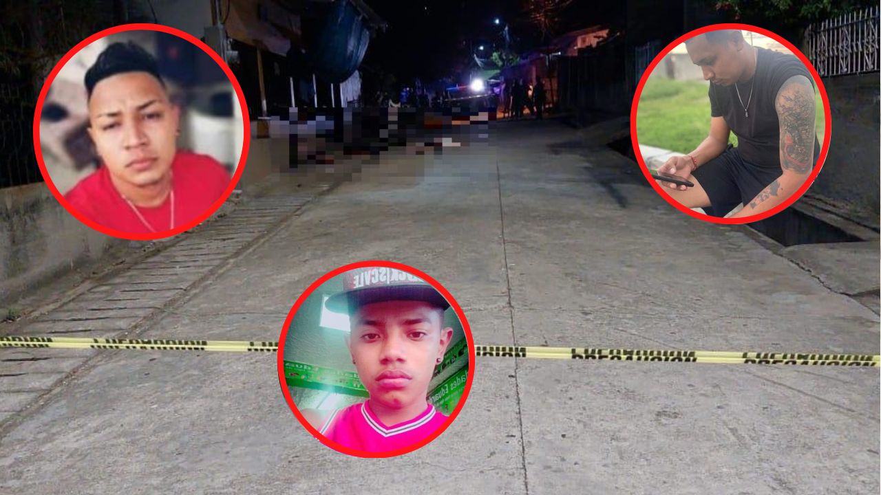 Ellos son las tres víctimas de masacre perpetrada por encapuchados en Choloma