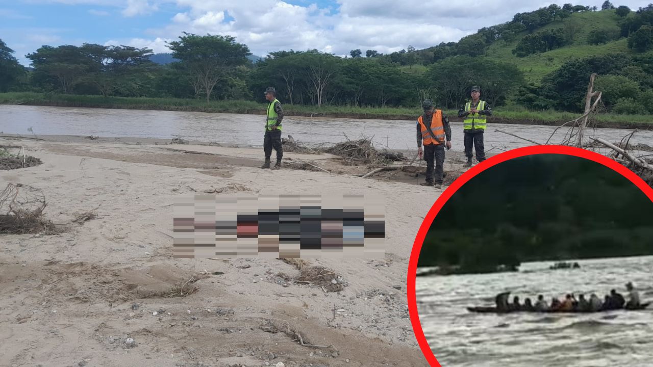 Encuentra segundo cuerpo de los tres migrantes que fueron arrastrados por la corriente del río Guayambre