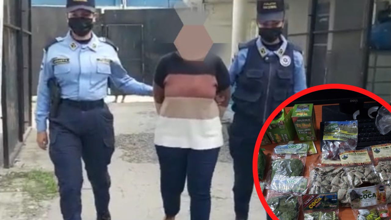 Cae farmacéutica cuando pretendía ingresar a Honduras dulces elaborados de hojas de coca