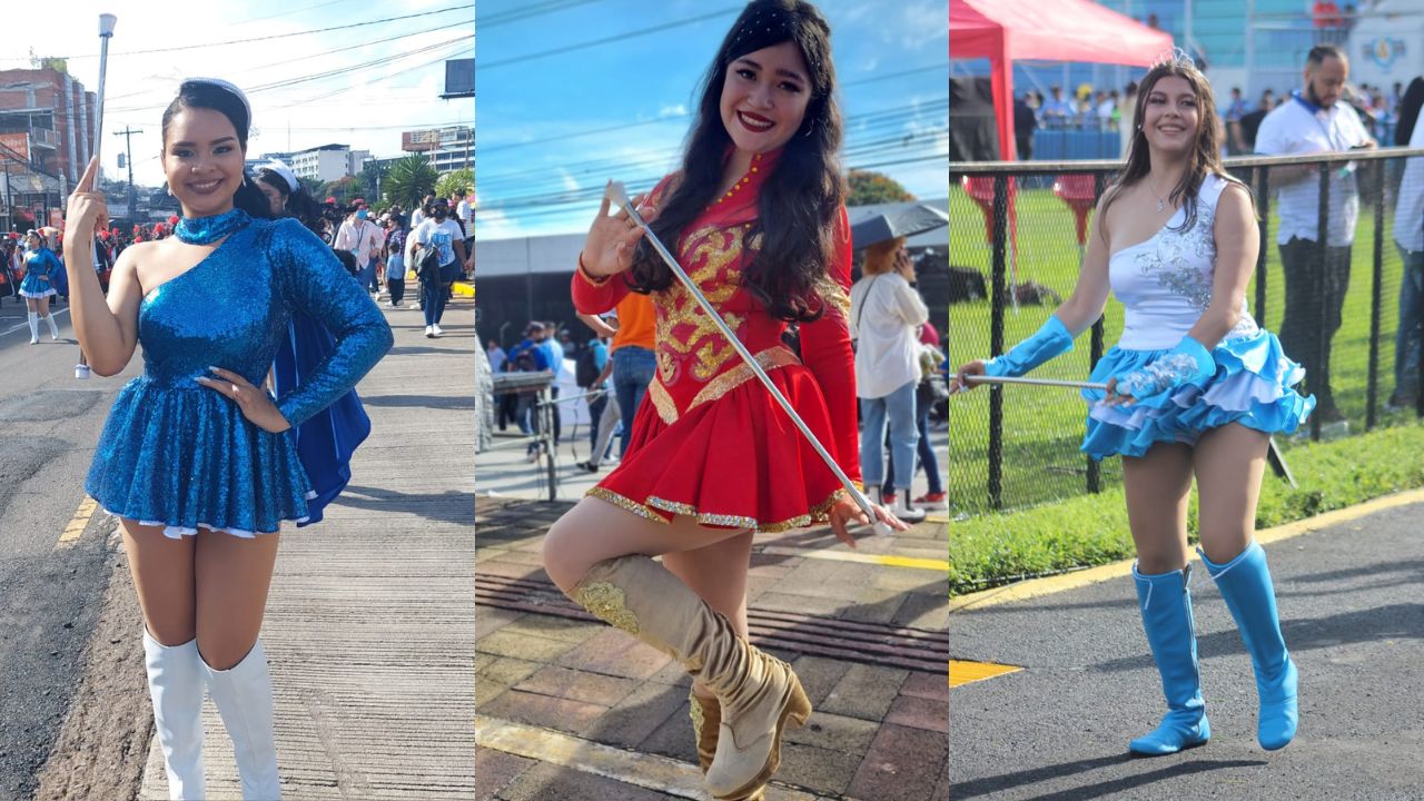 Palillonas derrochan belleza y talento en los 201 años de independencia de Honduras