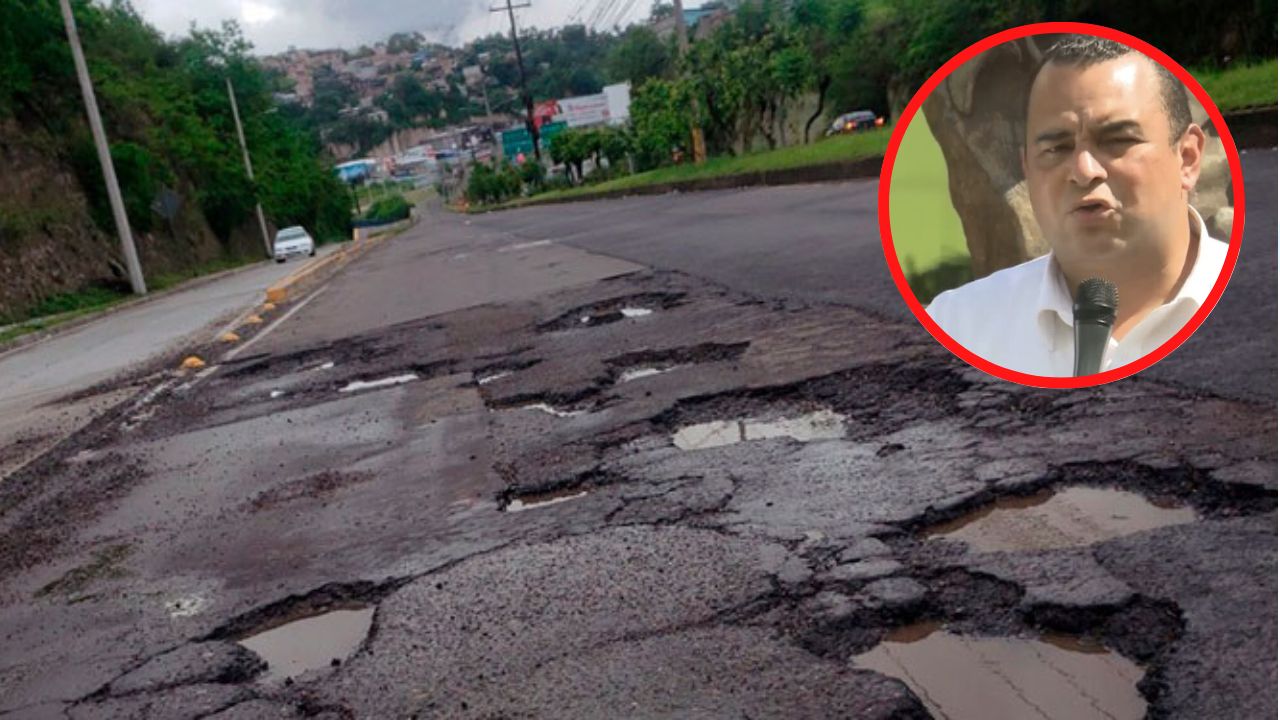 L15 mil millones se necesitan para reparar la red vial de Tegucigalpa, dice alcalde Jorge Aldana