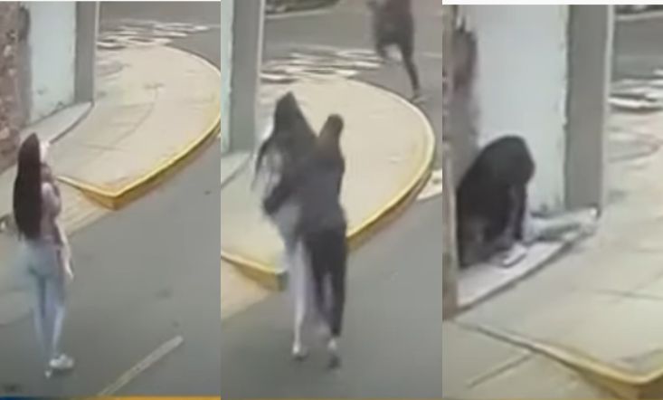 Video: sujeto intentó secuestrar a bebé de los brazos de su madre en Perú