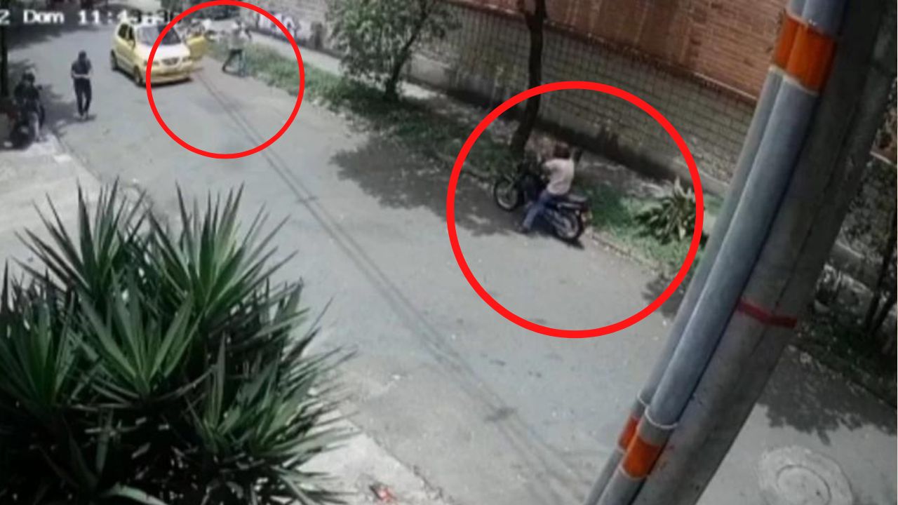 Vídeo capta a taxista matar a sangre fría a extorsionador que intentaba huir