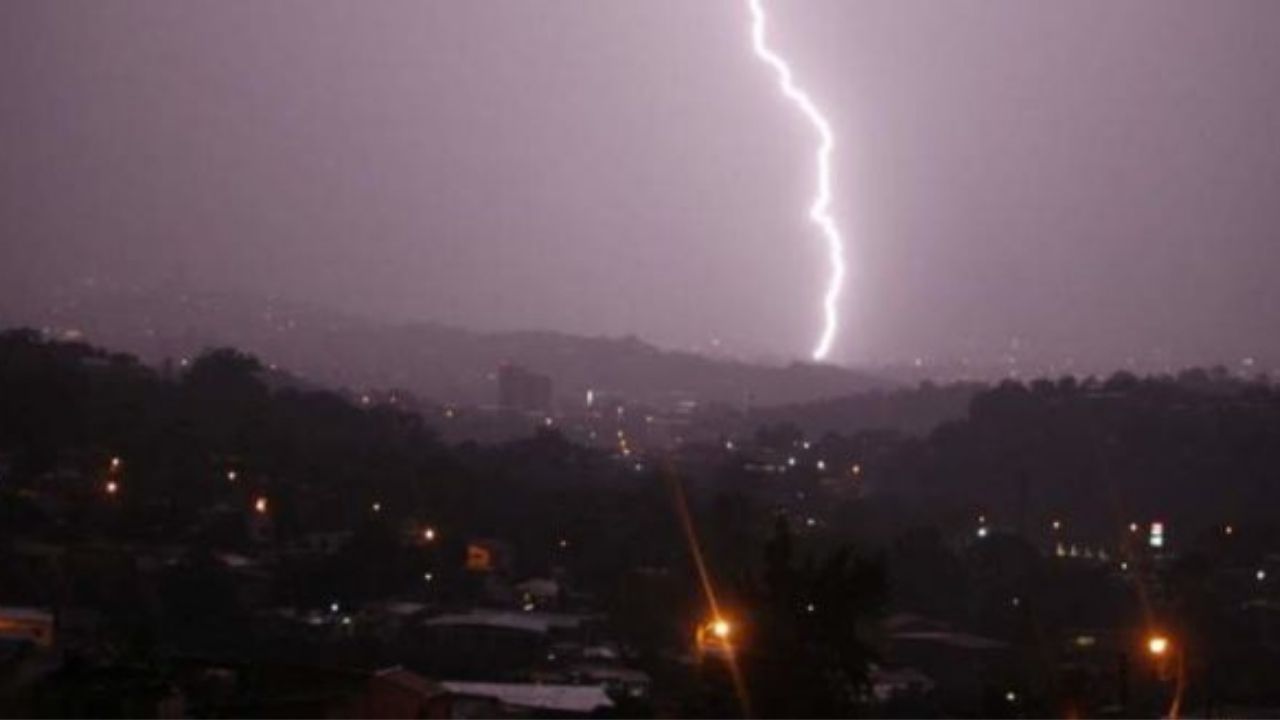 Tormentas eléctricas se estarán registrando en estas cinco regiones de Honduras