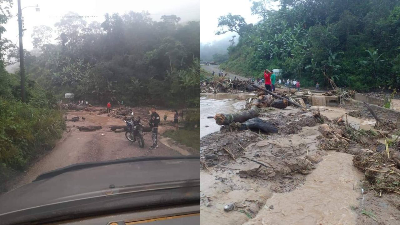 Incomunicada la comunidad de Las Quebradas, Trojes, El Paraíso, tras estragos por lluvias