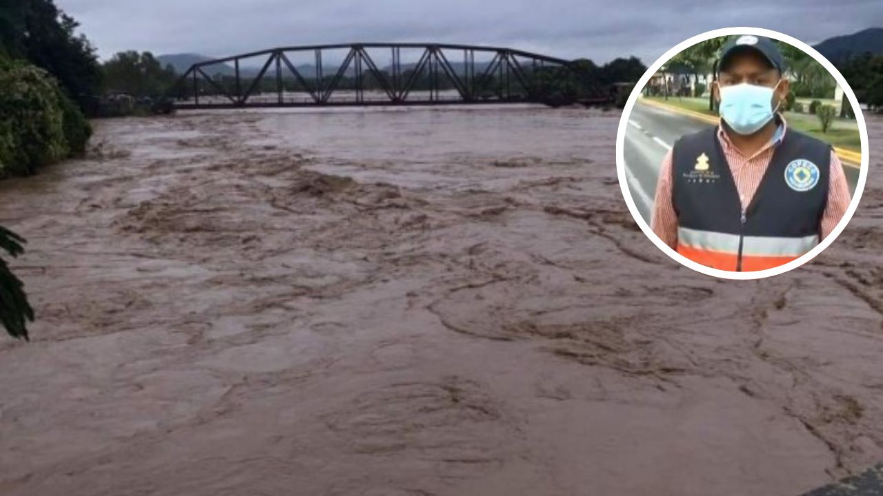 Bajo alerta pobladores del Valle de Sula ante crecida del río Ulúa que amenaza con inundaciones