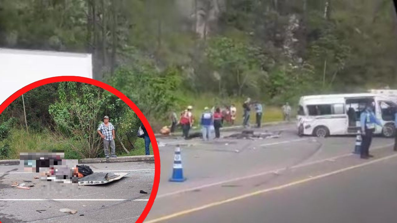 Tres muertos y ocho heridos deja accidente vial en la carretera CA-5 en Comayagua