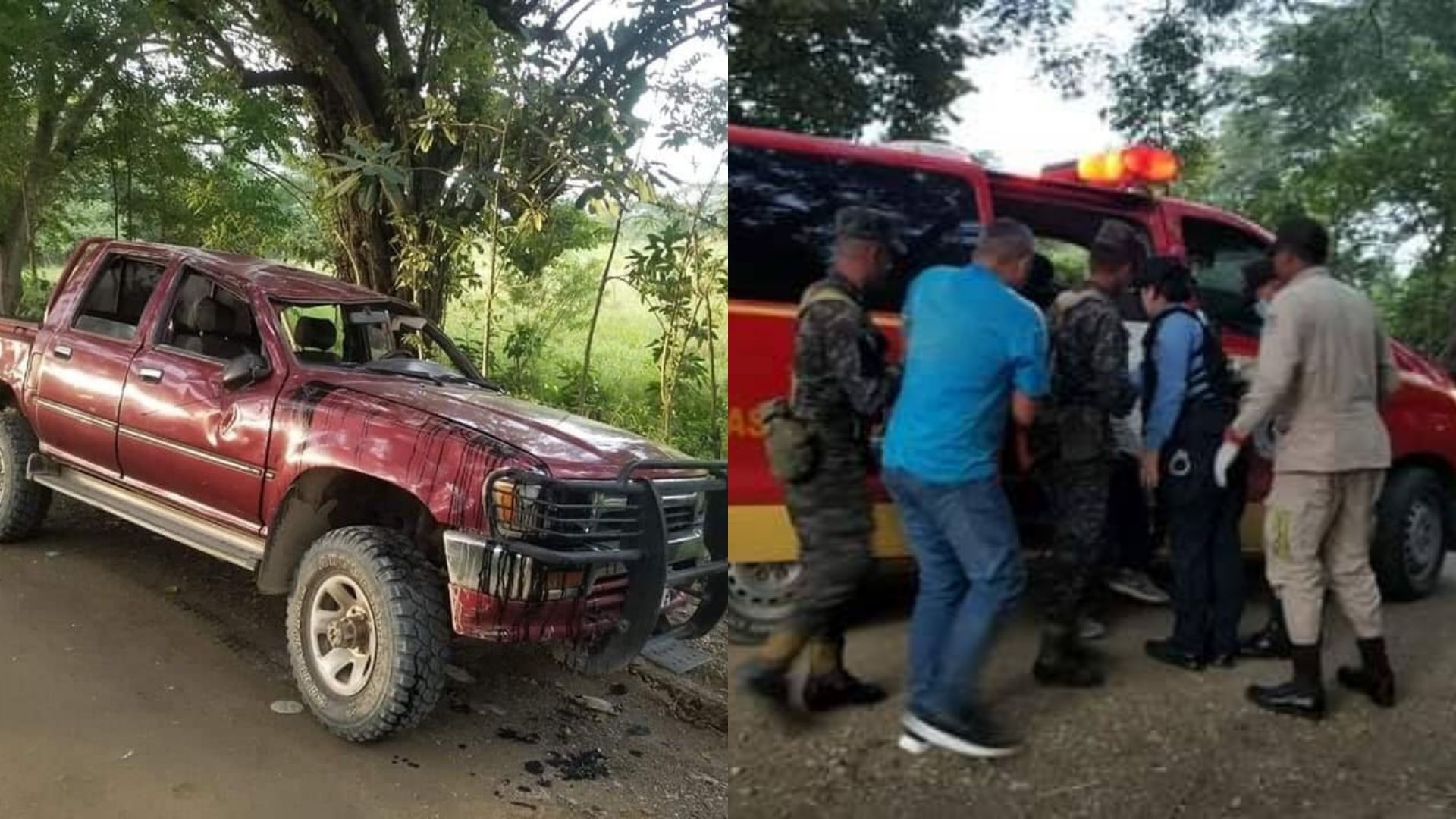 Carro con 16 migrantes a bordo se volcó en el Matazano, Jamastran; 12 resultaron gravemente heridos