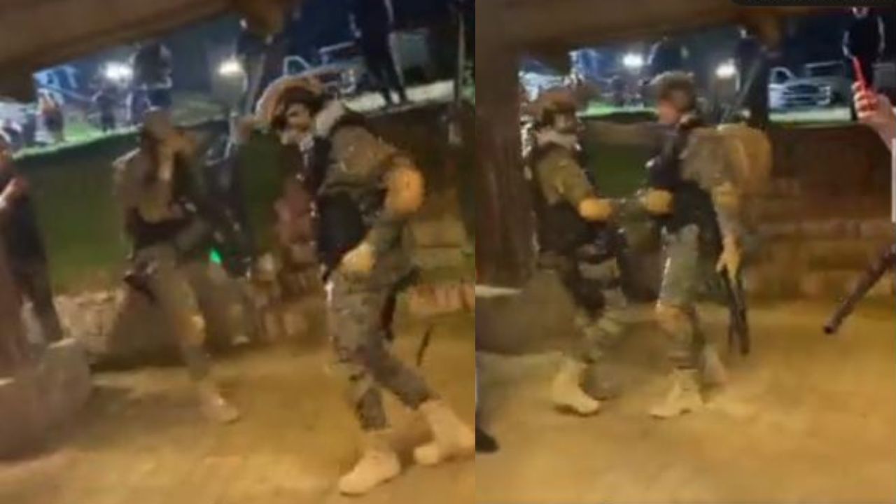 ¡Con fusiles en mano! Así bailaron sicarios del Cártel de Sinaloa en tremenda fiesta