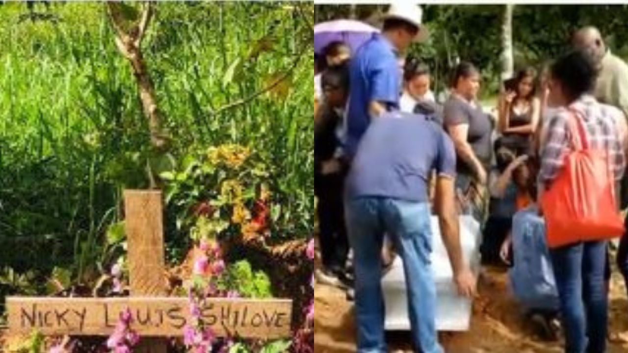 Le dan el último adiós a niño migrante ahogado en río Guayambre