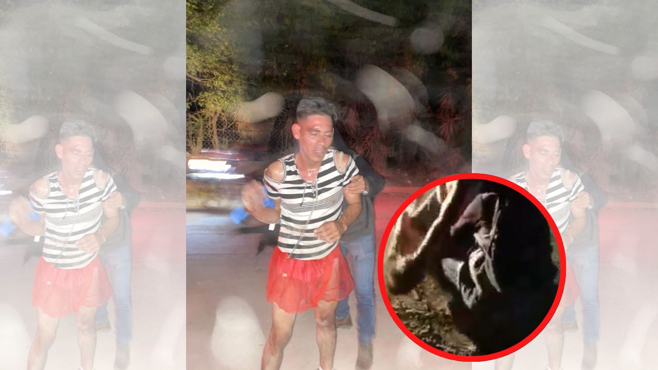 Pobladores linchan y capturan a hondureño que se disfrazaba de mujer para robar en Gracias