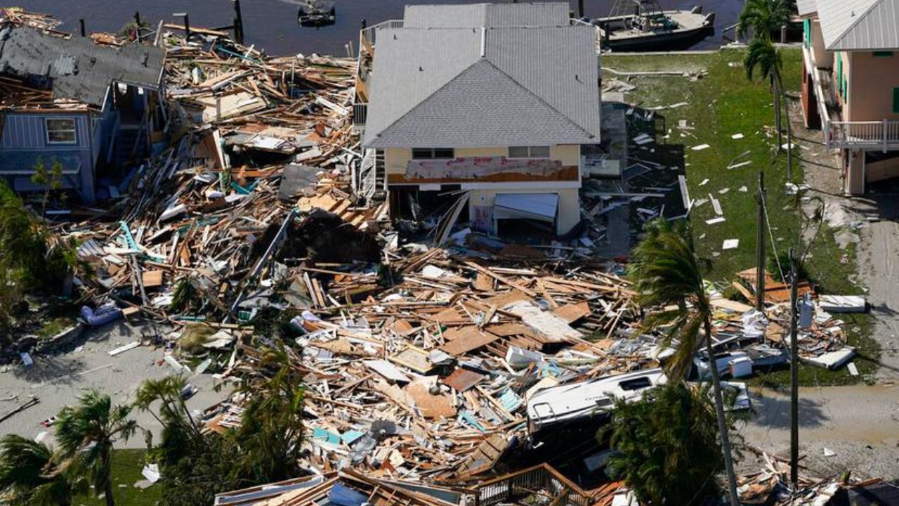 Costa suroeste de Florida, la ‘zona cero’ del huracán Ian, parece un campo de batalla