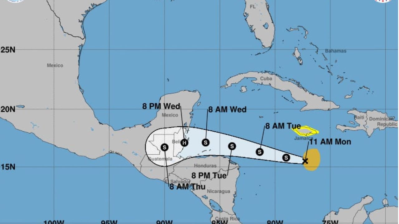 Tormenta tropical Lisa provocará lluvias hoy en estos departamentos de Honduras